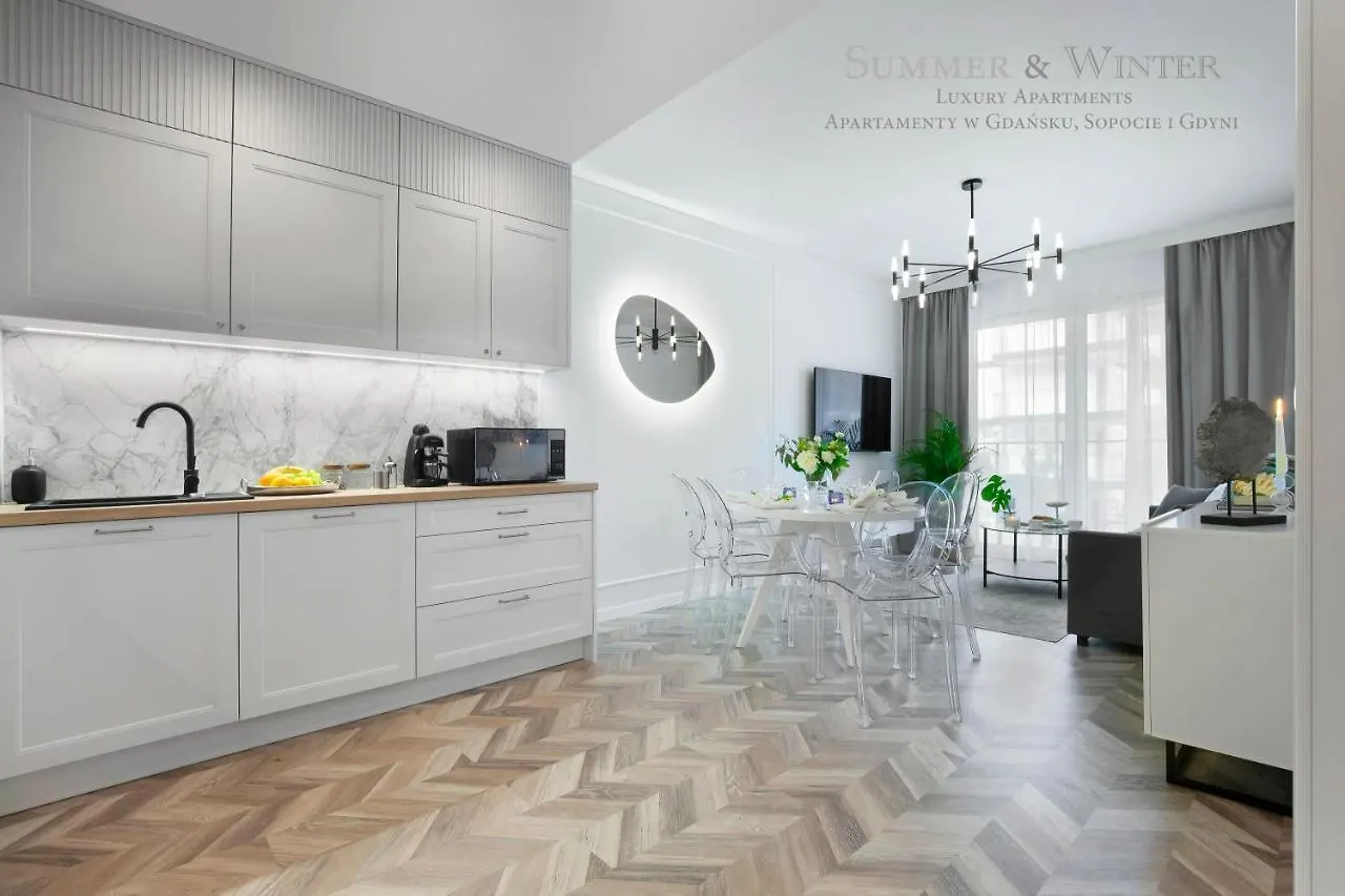 Apartment Luxury Summerwinter Malczewskiego 86 M 12 Gdansk, Parking Podziemny Na Pilota