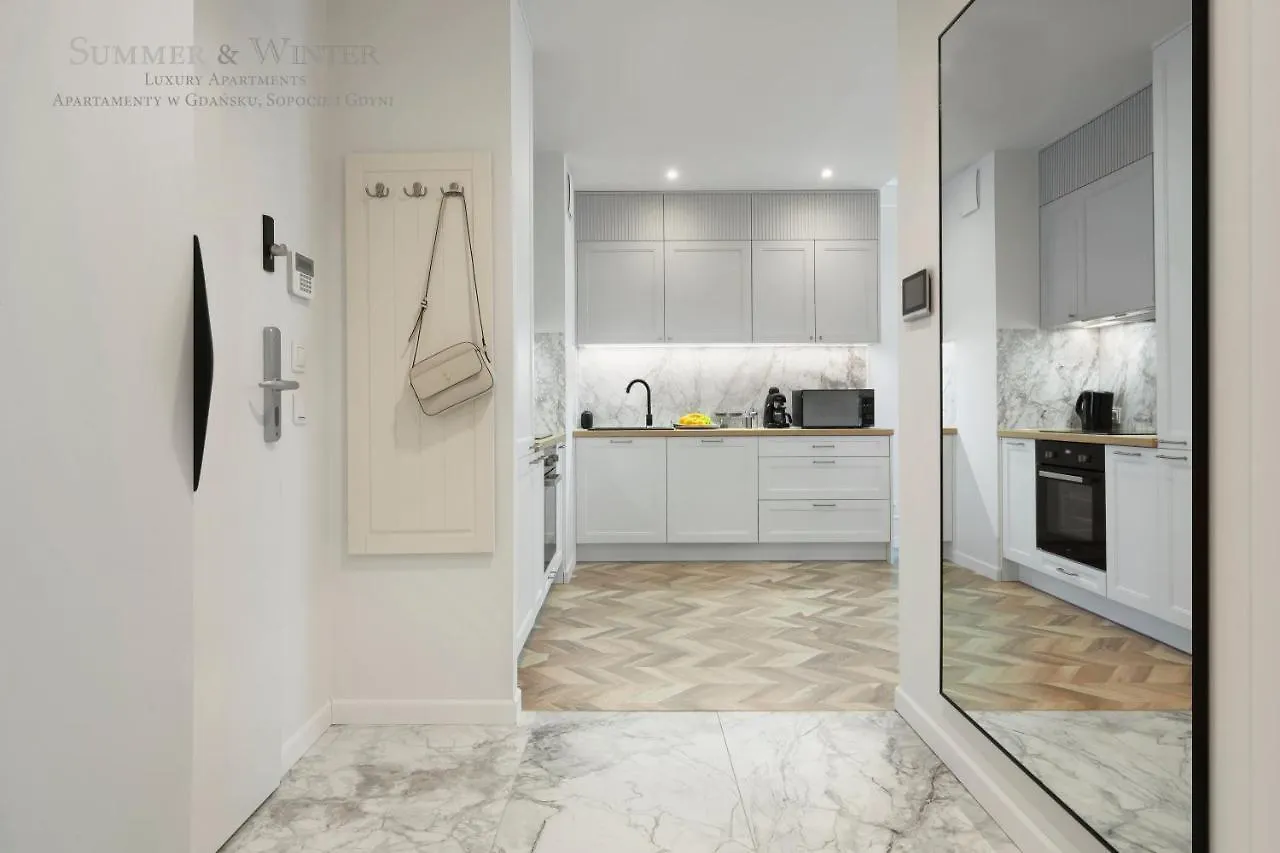 Apartment Luxury Summerwinter Malczewskiego 86 M 12 Gdansk, Parking Podziemny Na Pilota