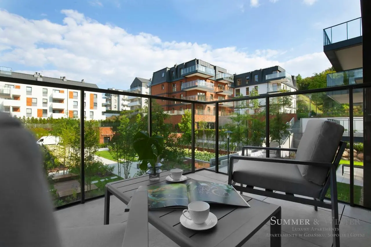 Luxury Summerwinter Malczewskiego 86 M 12 Gdansk, Parking Podziemny Na Pilota Apartment Gdansk